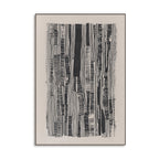 Vertical Rhythm  Black & White Line Art #R4014