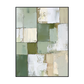 Verdant Balance Green and Beige Abstract Painting #RAX1