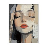 Silent Grace Abstract Portrait of a Woman #RDX3