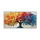 Seasons of Color Abstract Tree Painting #REX2 (482)
