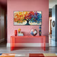 Seasons of Color Abstract Tree Painting #REX2 (482)