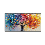 Spectrum Harmony Abstract Tree Painting #REX2 (484)