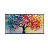 Spectrum Harmony Abstract Tree Painting #REX2 (484)
