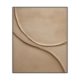 Golden Calm Minimal Textured Painting #RGH1