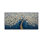 Golden Serenity Tree Textured Painting #RIK1 (123)