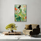 Emerald Grace Modern Woman in Green Abstract Painting #RIK1(256)