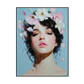 Blossom Muse Textured Feminine Portrait Painting #RIK1