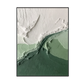 Emerald Crest Textured Abstract Painting #RIS2(150)