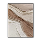 Sienna Flow Textured Abstract Painting #RIS2(158)
