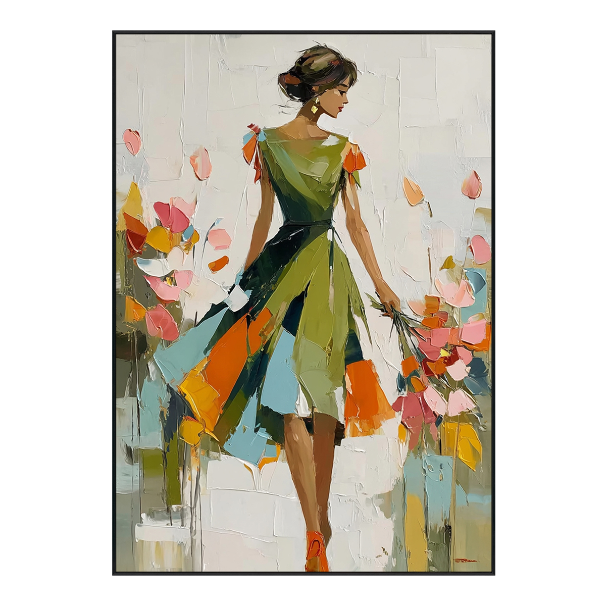 Spring Grace Figurative Oil Painting #RIX1 (290)