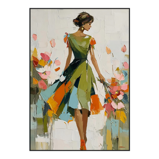 Spring Grace Figurative Oil Painting #RIX1 (290)