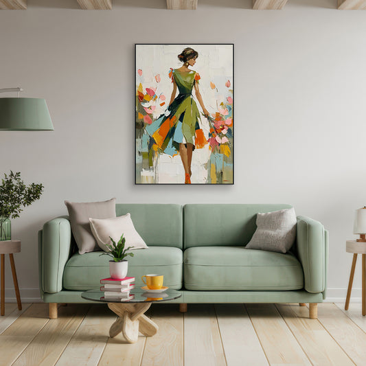 Spring Grace Figurative Oil Painting #RIX1 (290)