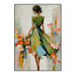 Garden Breeze Figurative Oil Painting #RIX1 (291)