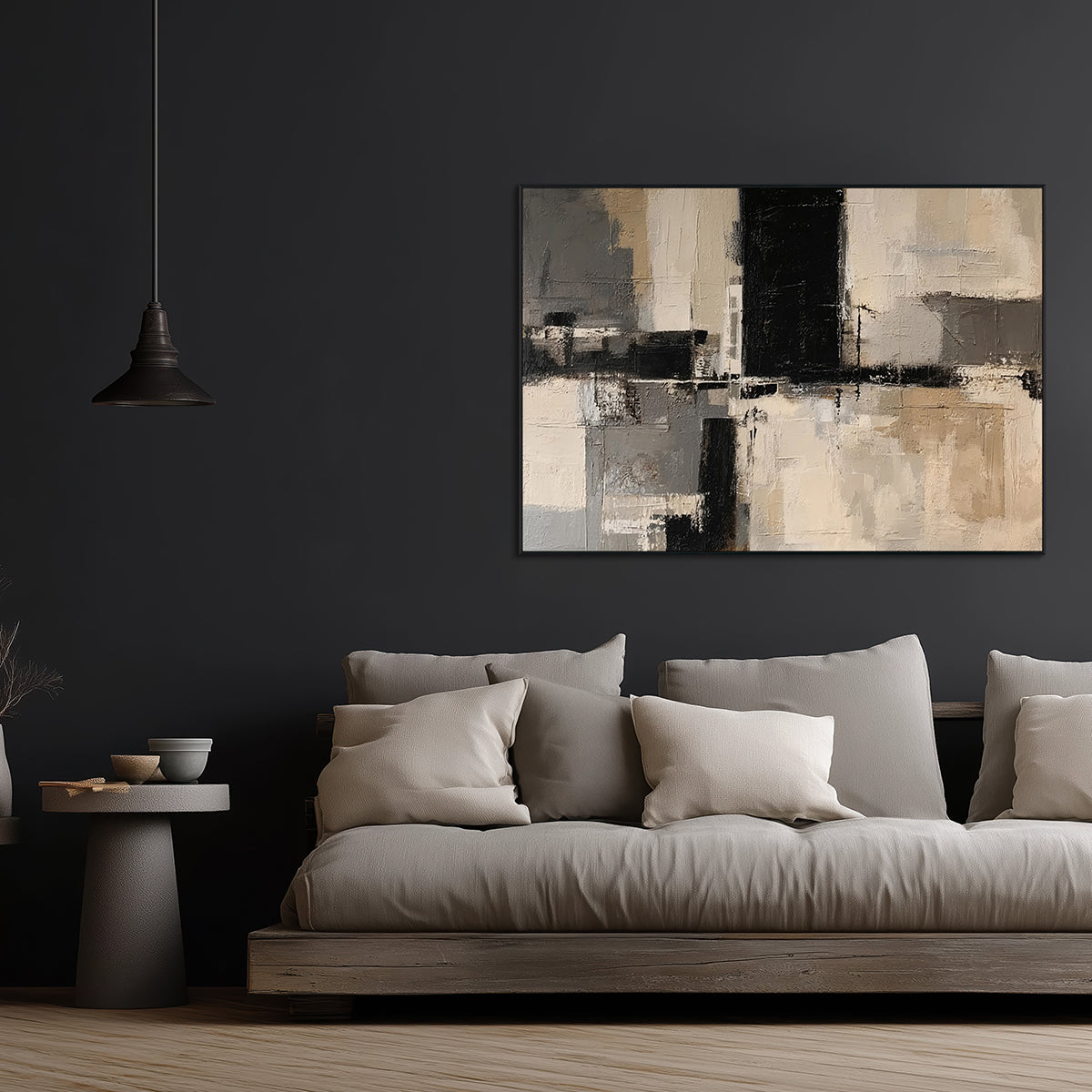 Urban Silence Abstract Painting #RIX1 (376)