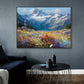 Alpine Bloom Landscape Oil Painting #RIX1 (448)