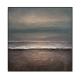 Twilight Shore Ocean Horizon Painting #RIX1