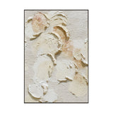 Soft Textured Blossoms – Minimalist Abstract Painting