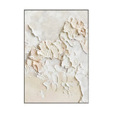 Soft Textured Floral – Minimalist Abstract Painting