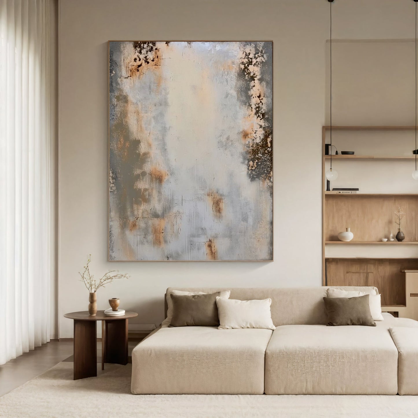 Weathered Rust – Industrial Abstract Texture Painting