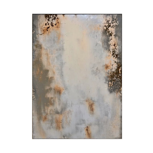 Weathered Rust – Industrial Abstract Texture Painting