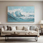 Azure Tide-Blue Textured Seascape