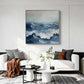 Tempest Blue Ocean Impasto Painting