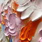 Bloom Symphony Textured Floral Painting