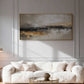 Black Gold Horizon Abstract Painting