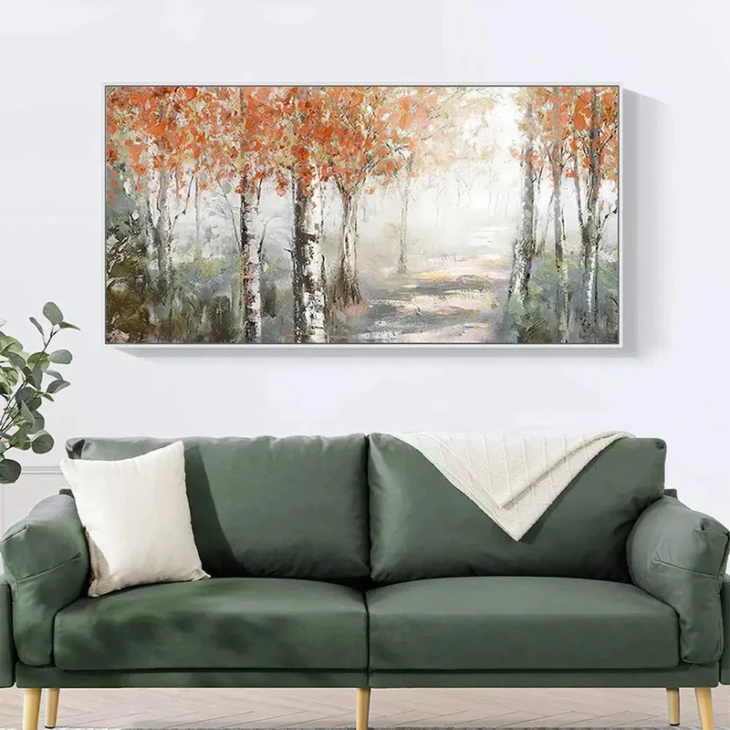 Autumn Forest Landscape Painting #AR028