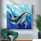 Ocean Dawn Whale Painting