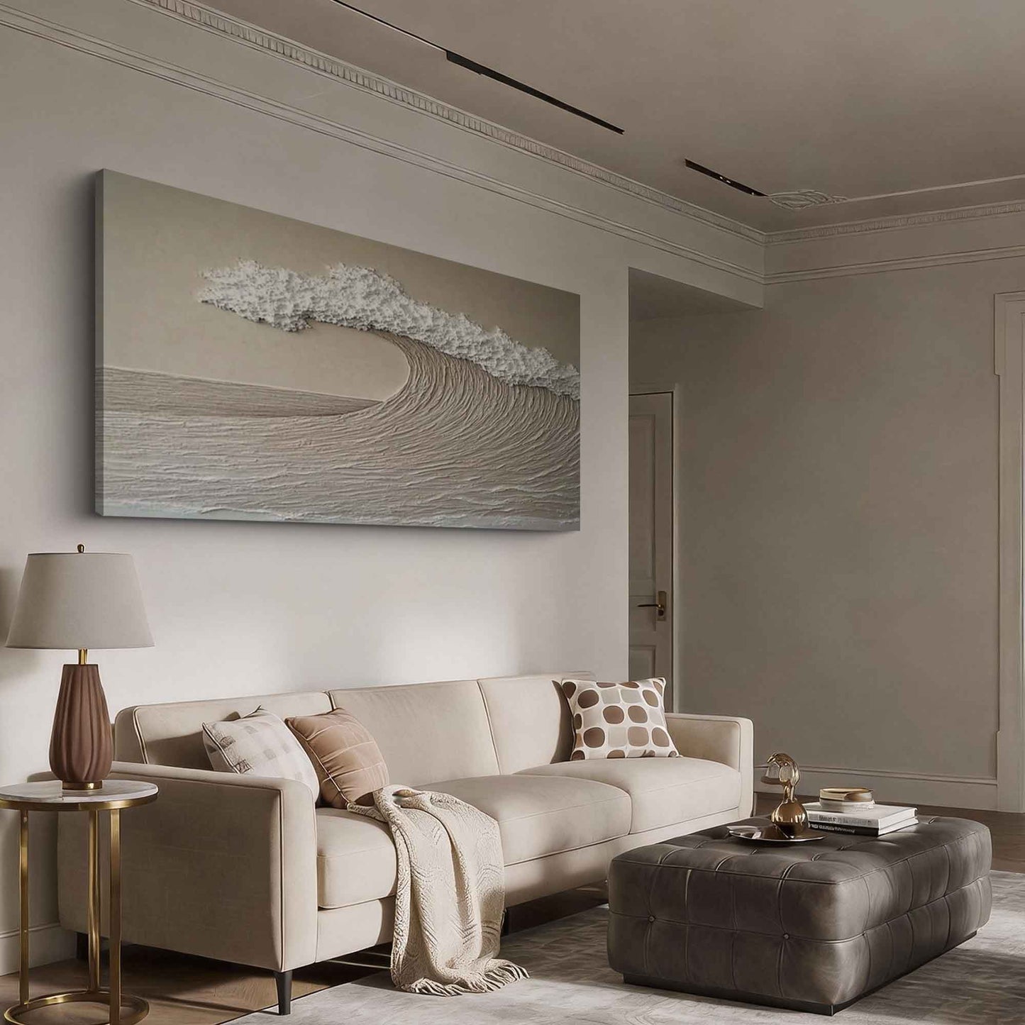 Serene Crest Wave Painting