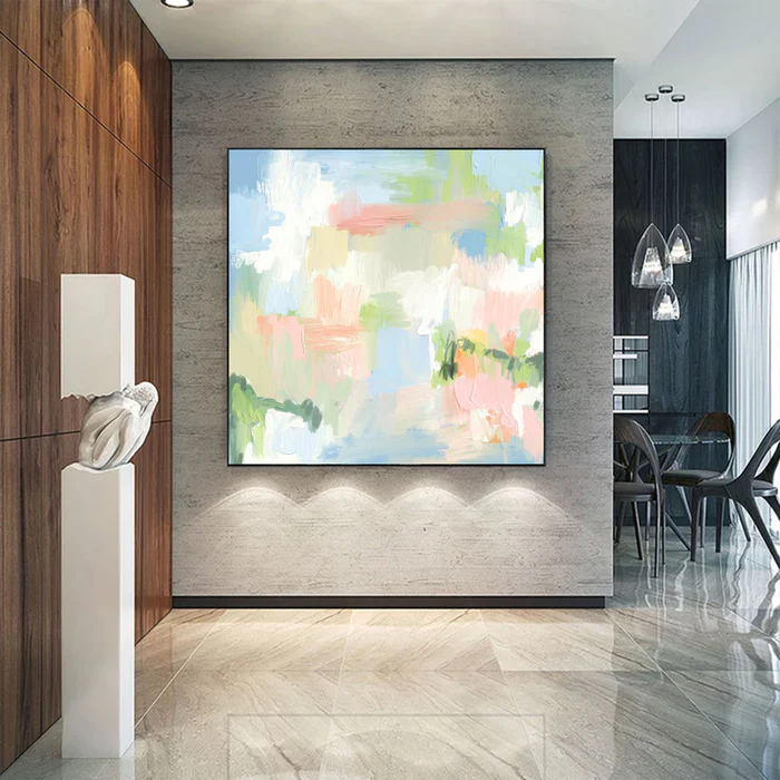 Spring Whispers Abstract Painting