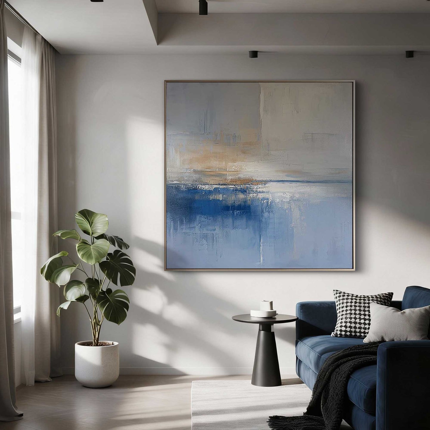 Azure Horizon Abstract Seascape