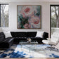 Blush Rose Impasto Floral Painting