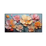 Bloom Harmony Textured Floral Painting