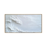 Serene Wave 3D Textured Canvas Art