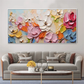 Bloom Symphony Textured Floral Painting