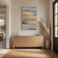 Golden Horizon Abstract Sunset Landscape Painting #RFX4£¨77£©