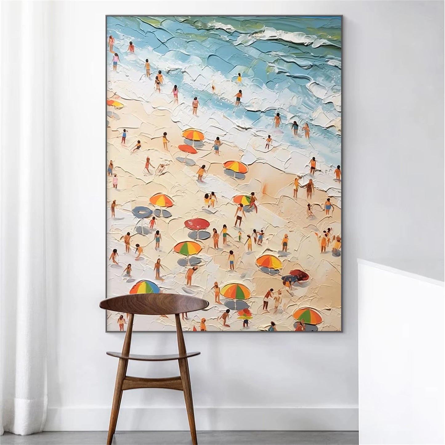 Ocean Breeze-Summer Beach Painting