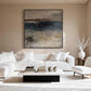 Vintage Horizon Abstract Seascape Painting