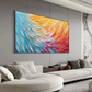 Color Gradient Abstract Textured Painting