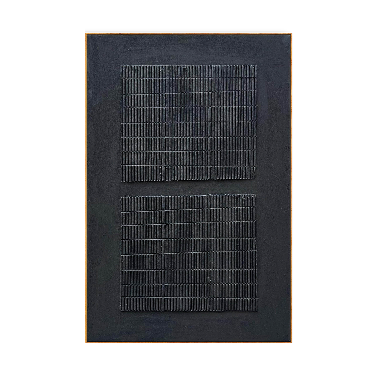 Noir Rhythm Textured Minimalist Canvas Art