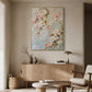 Blush Bloom Magnolia Impasto Floral Oil Painting