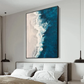Ocean Whisper Coastal Abstract Painting