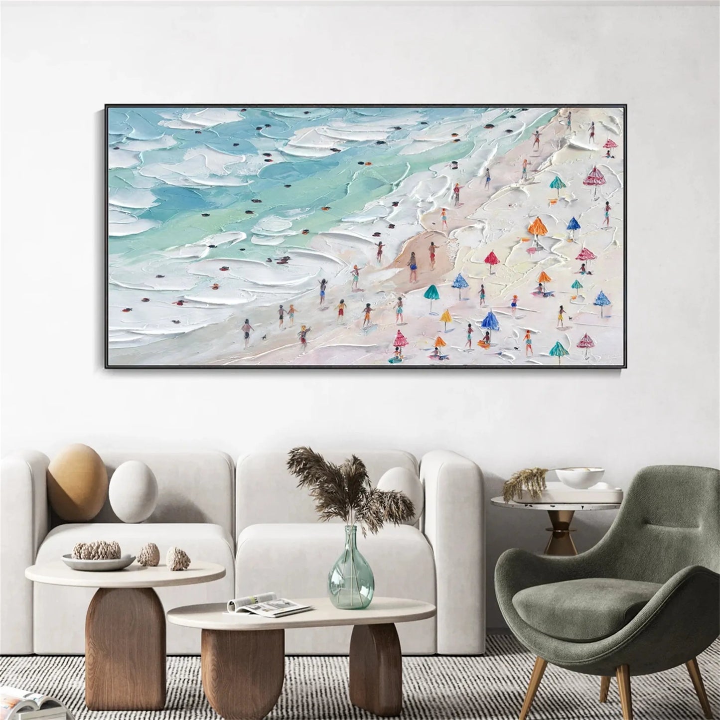 Golden Sands-Beach Abstract Painting