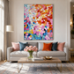 Sunlit Petals Abstract Painting