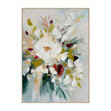 Ivory Bloom Poetic Abstract Painting