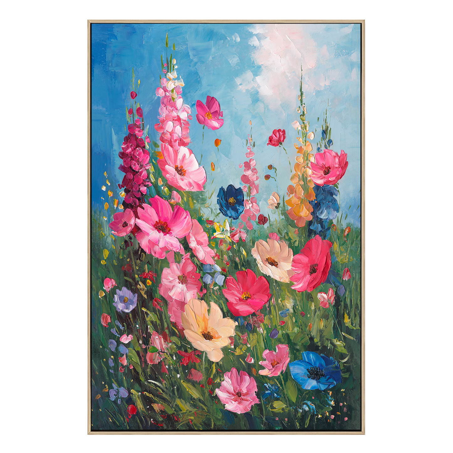 Bloom Symphony Floral Oil Painting #AR040-2