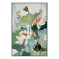 Emerald Lotus¨CTextured Botanical Oil Painting