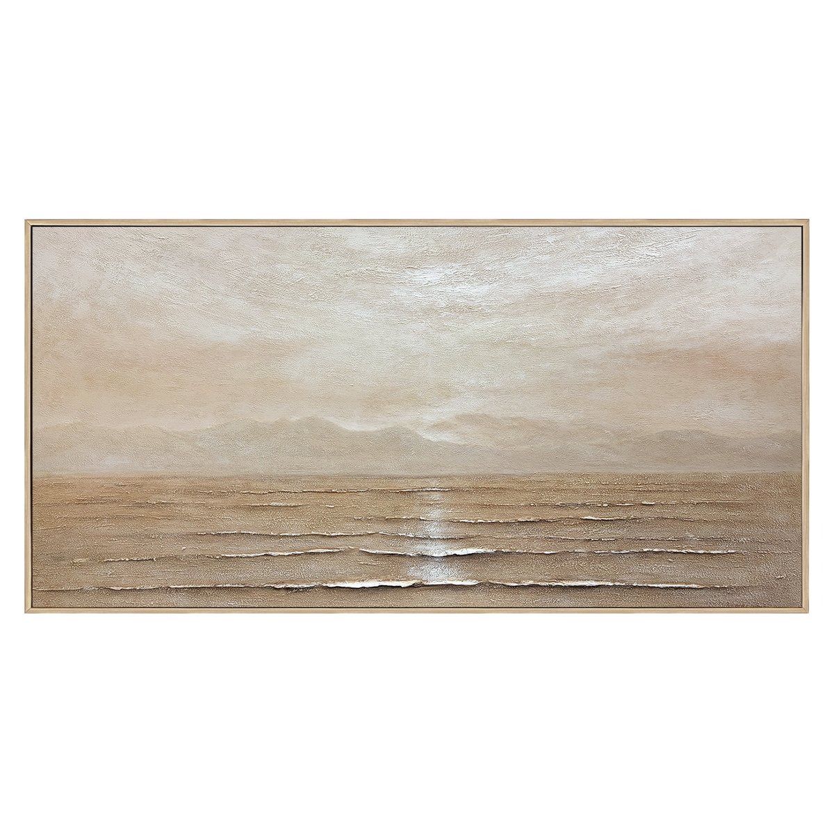 Soft Dune Calm Neutral Abstract Painting